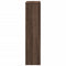 Radiatorombouw 78x20x82 cm bewerkt hout bruin eikenkleurig