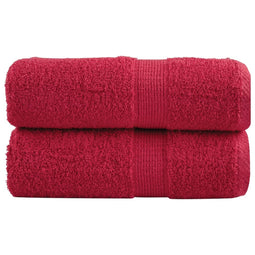 Washandjes 2 st 600 g/m 30x30 cm 100% katoen rood