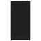 Plantenbak 40x40x80 cm poly rattan zwart