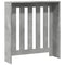 Radiatorombouw 78x20x82 cm bewerkt hout betongrijs