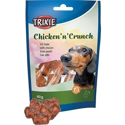 TRIXIE CHICKEN'N'CRUNCH MET KIP 60 GR 6 ST