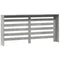 Radiatorombouw 175x20x82 cm bewerkt hout betongrijs