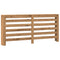 Radiatorombouw 175x20x82 cm bewerkt hout artisanaal eikenkleur