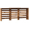 Radiatorombouw 205x21,5x83,5 cm bewerkt hout oud hout