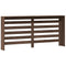 Radiatorombouw 175x20x82 cm bewerkt hout bruin eikenkleurig