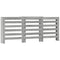 Radiatorombouw 205x21,5x83,5 cm bewerkt hout grijs sonoma eiken
