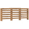 Radiatorombouw 205x21,5x83,5 cm bewerkt hout artisanaal eiken