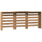 Radiatorombouw 205x21,5x83,5 cm bewerkt hout artisanaal eiken