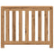 Radiatorombouw 104x20x82 cm bewerkt hout artisanaal eikenkleur