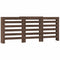 Radiatorombouw 205x21,5x83,5 cm bewerkt hout bruin eikenkleurig