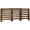 Radiatorombouw 205x21,5x83,5 cm bewerkt hout gerookt eikenkleur