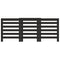 Radiatorombouw 205x21,5x83,5 cm bewerkt hout zwart