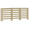 Radiatorombouw 205x21,5x83,5 cm bewerkt hout sonoma eikenkleur