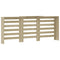 Radiatorombouw 205x21,5x83,5 cm bewerkt hout sonoma eikenkleur