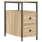 Nachtkastje 30x60x60 cm bewerkt hout sonoma eikenkleurig