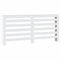 Radiatorombouw 175x20x82 cm bewerkt hout wit