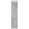 Radiatorombouw 205x21,5x83,5 cm bewerkt hout betongrijs