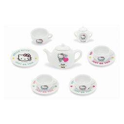 Smoby Hello Kitty Porseleinen Theeset, 12dlg.