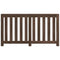 Radiatorombouw 149x20x82 cm bewerkt hout bruin eikenkleurig
