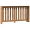 Radiatorombouw 149x20x82 cm bewerkt hout artisanaal eikenkleur