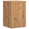 Plantenstandaards 2 st 25x25x35 cm hout artisanaal eiken