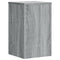 Plantenstandaards 2 st 30x30x50 cm bewerkt hout grijs sonoma