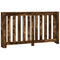 Radiatorombouw 149x20x82 cm bewerkt hout gerookt eikenkleurig