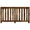 Radiatorombouw 149x20x82 cm bewerkt hout gerookt eikenkleurig