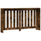 Radiatorombouw 149x20x82 cm bewerkt hout gerookt eikenkleurig