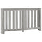 Radiatorombouw 149x20x82 cm bewerkt hout grijs sonoma eiken