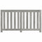Radiatorombouw 149x20x82 cm bewerkt hout grijs sonoma eiken