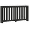 Radiatorombouw 149x20x82 cm bewerkt hout zwart