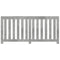 Radiatorombouw 175x20x82 cm bewerkt hout betongrijs