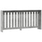Radiatorombouw 175x20x82 cm bewerkt hout betongrijs