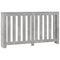 Radiatorombouw 149x20x82 cm bewerkt hout betongrijs