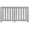 Radiatorombouw 149x20x82 cm bewerkt hout betongrijs