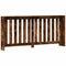 Radiatorombouw 175x20x82 cm bewerkt hout gerookt eikenkleurig