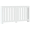 Radiatorombouw 149x20x82 cm bewerkt hout wit