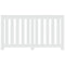 Radiatorombouw 149x20x82 cm bewerkt hout wit