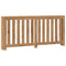 Radiatorombouw 175x20x82 cm bewerkt hout artisanaal eikenkleur