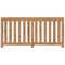 Radiatorombouw 175x20x82 cm bewerkt hout artisanaal eikenkleur