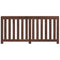 Radiatorombouw 175x20x82 cm bewerkt hout bruin eikenkleurig