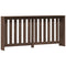 Radiatorombouw 175x20x82 cm bewerkt hout bruin eikenkleurig