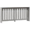Radiatorombouw 175x20x82 cm bewerkt hout grijs sonoma eiken