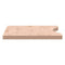 Bureaublad 80x(36-40)x2,5 cm massief beukenhout