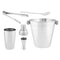 Cocktail Set Zilverkleurig Roestvrij staal 5 Onderdelen 250 ml (6 Stuks)