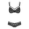 Ondergoed Set Obsessive 860 Zwart S/M