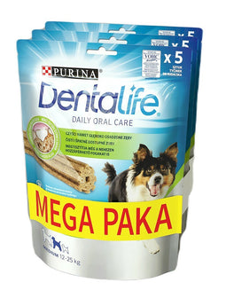 PURINA Dentalife Medium - traktatie voor hond - 3 x 115g