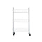 Groentetrolley Zilverkleurig Metaal Plastic 37 x 27 x 62,3 cm (4 Stuks)