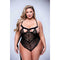 Gympak Baci Lingerie Sexy Strappy Lace Zwart